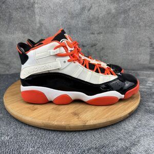 Air Jordan 6 Rings Shoes Youth Size 7Y Basketball DV1345-108 Retro Sneakers